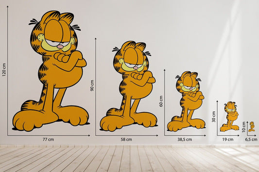 Garfield Childrens Kids Nursery Wall Stickers Bedroom Decal Art Vinyl