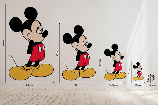 Mickey Mouse Childrens Kids Nursery Wall Stickers Bedroom Decal Art Vinyl