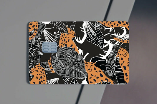 Leopards & Leaves Credit Card Skin