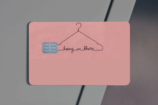 Hang In There Credit Card Skin