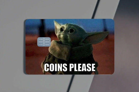 Coins Please Credit Card Skin