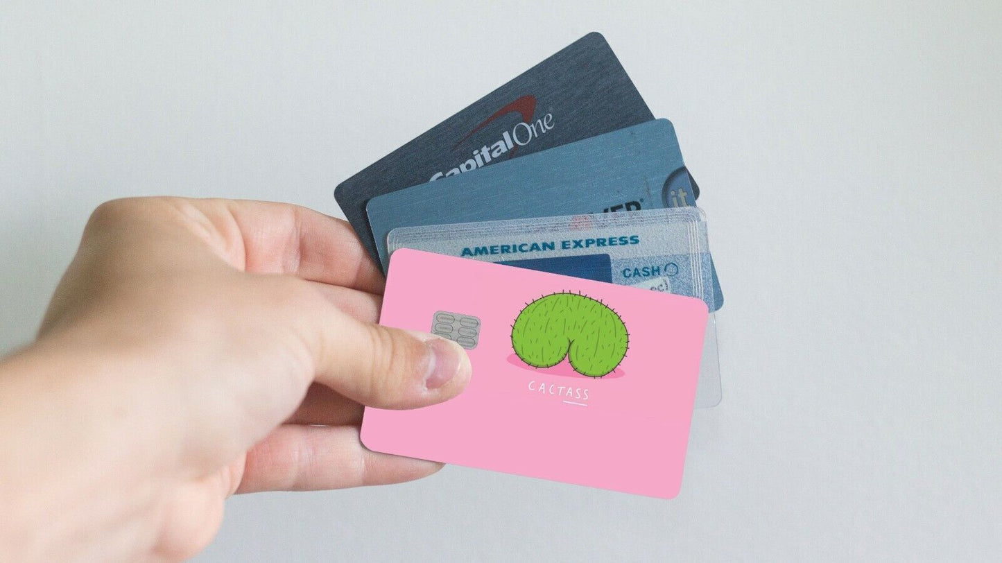 Cactass Credit Card Skin