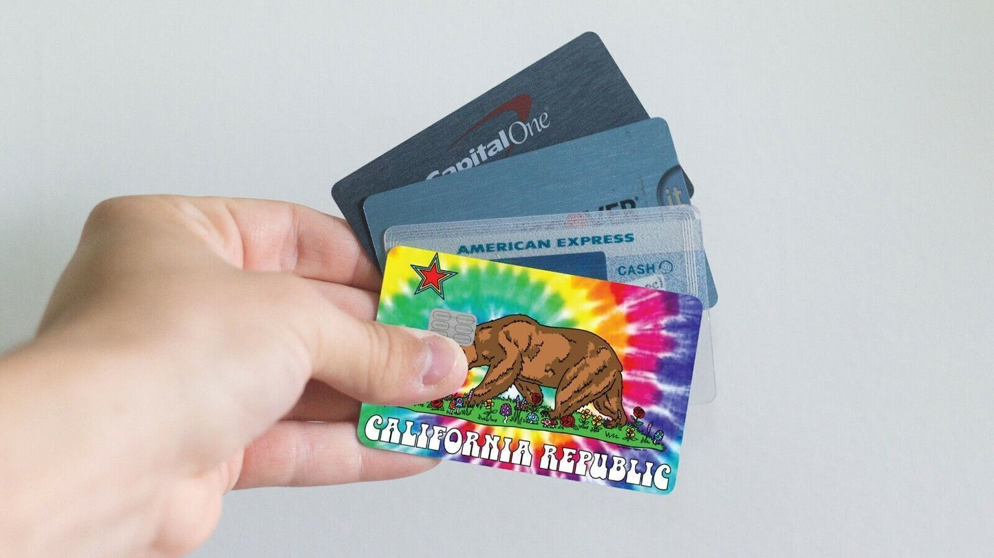 California Republic Bear Credit Card Skin