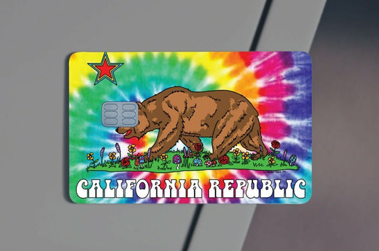 California Republic Bear Credit Card Skin