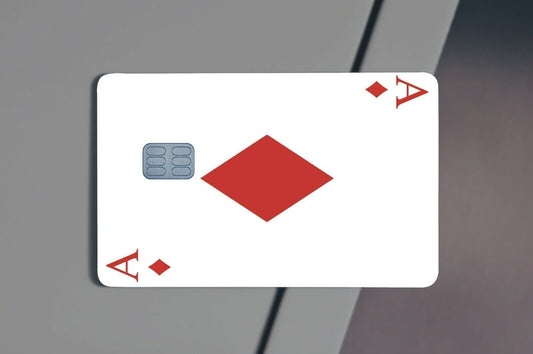 Ace Of Diamonds Design Credit Card Skin