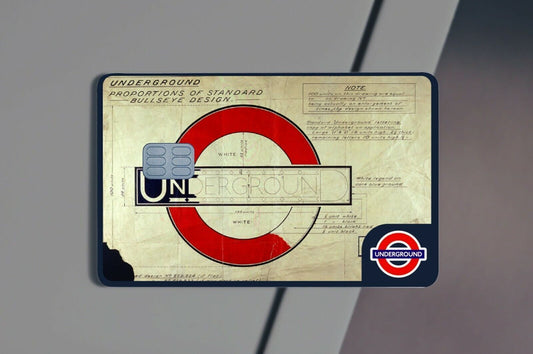 London Underground Roundel Underground Credit Card Sticker Credit Card Skin