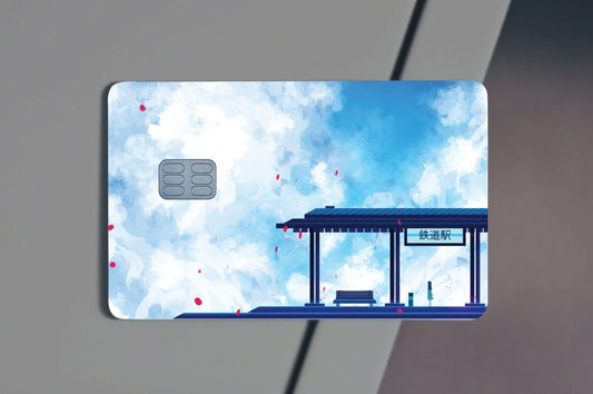 Waiting Anime Credit Card Skin