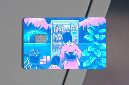 Vending Love Anime Credit Card Skin