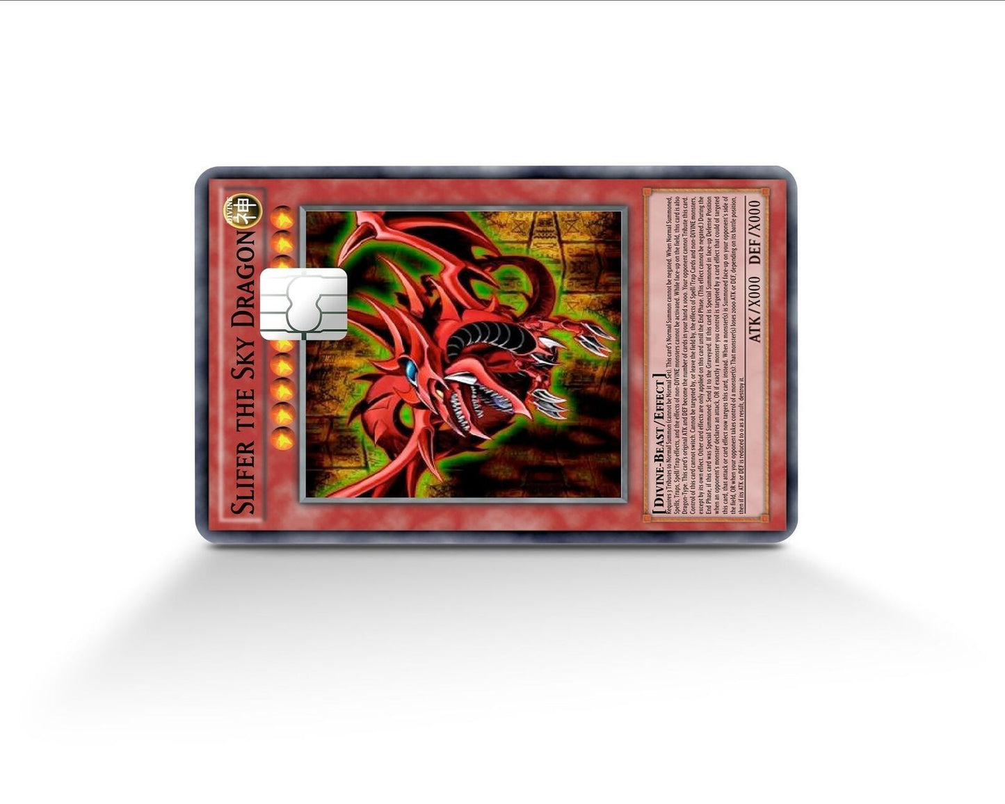 Yugioh Slifer the Sky Dragon Credit Card Skin Credit Card Sticker