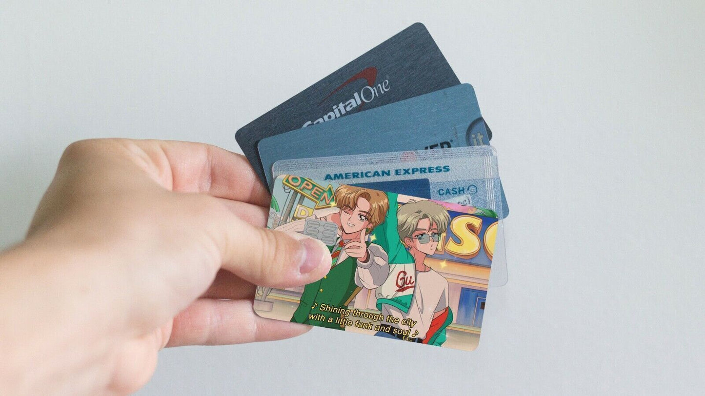 Shining Through the City Anime Credit Card Skin