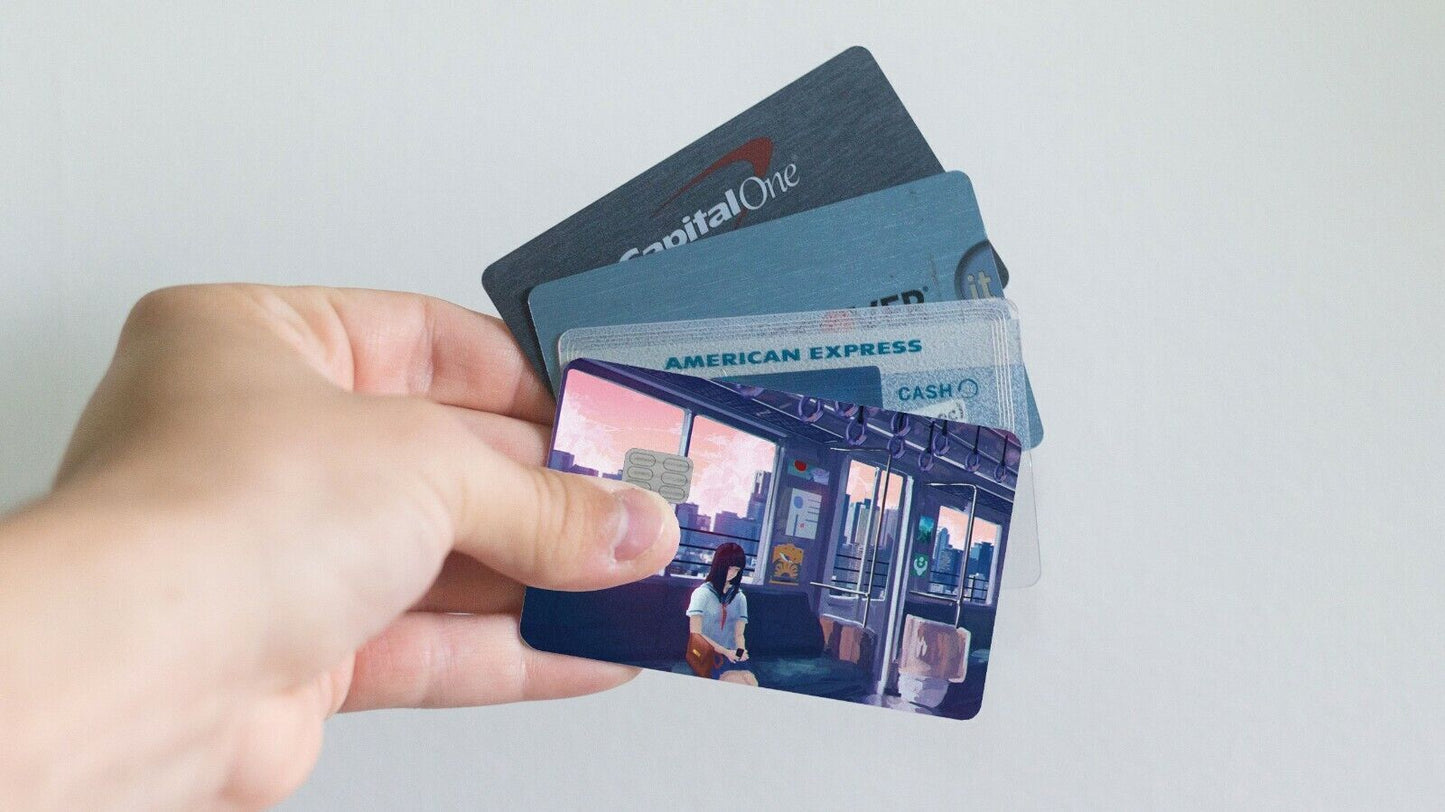 Metro Line Anime Credit Card Skin