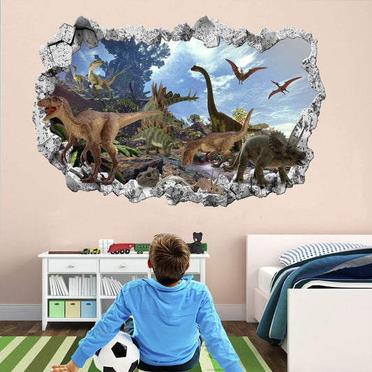 Dinosaurs Wall Decal Sticker Mural Print Art Kids Bedroom Nursery Decor