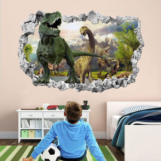 Dinosaurs Wall Decal Sticker Mural Print Art Kids Bedroom Nursery Decor